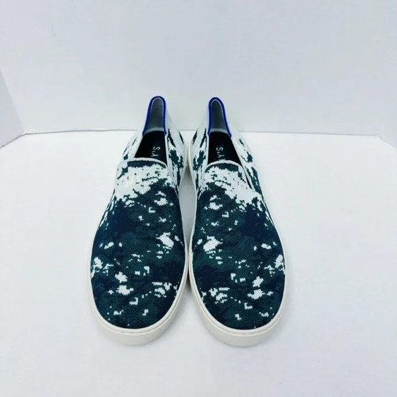 Rothy’s - RARE Green Shibori Slip On Shoes